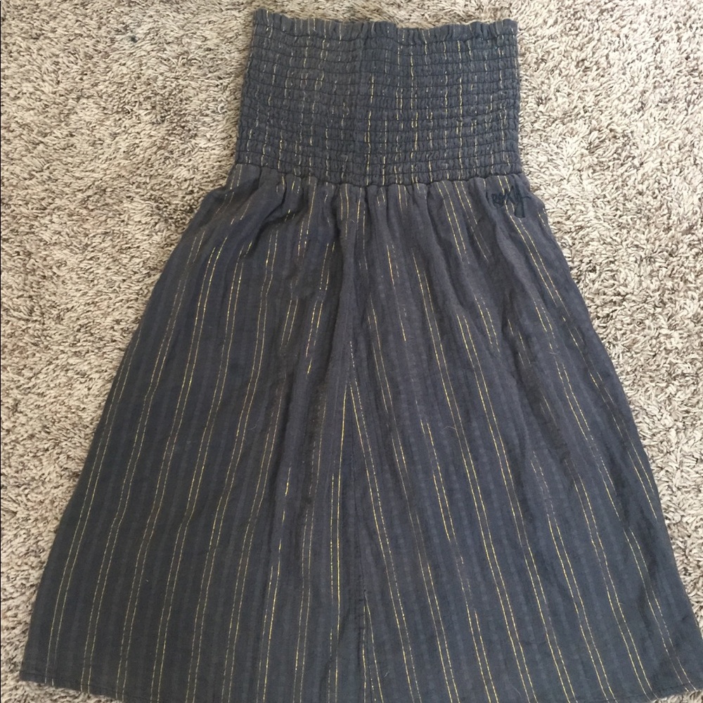 Roxy strapless swim suit cover